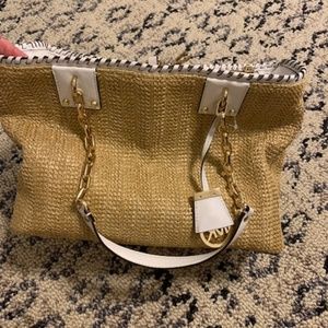 Michael Kors Straw Purse - NEW